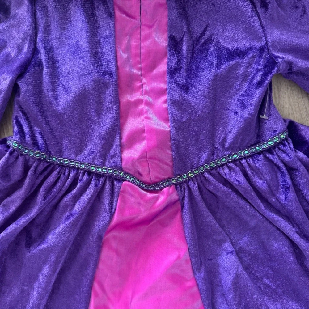 Maleficent Costume‎ Dress & Headpiece Girls Kids Halloween Cosplay - Picture 11 of 12
